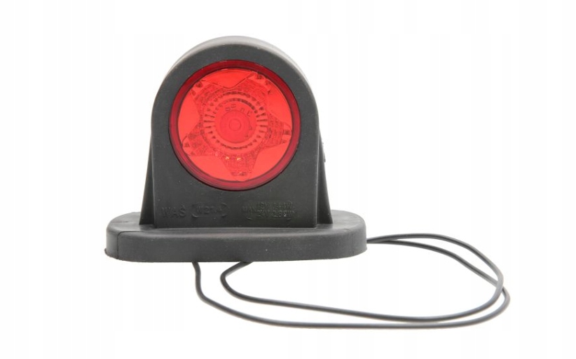 ŚWIATŁO LAMPKA OBRYSOWA BIAŁO CZERWONA LED 12/24V