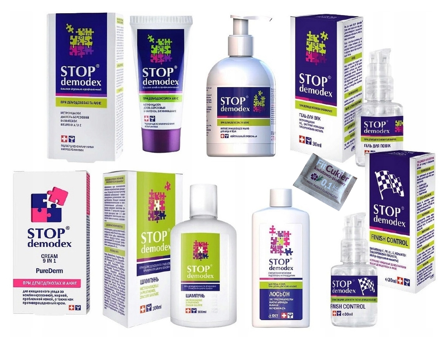 

Zestaw Max Stop Demodex nużyca łuszczyca trądzik
