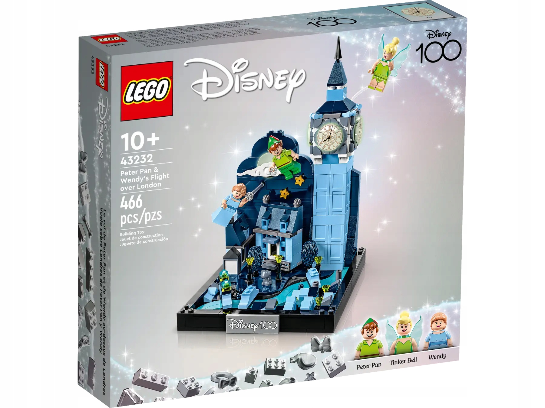 Lego Disney 43232 Let Petra Pana a Wendy nad Londýnem