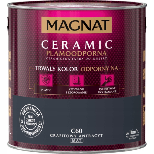

Magnat Ceramic Grafitowy Antracyt C60 2,5L