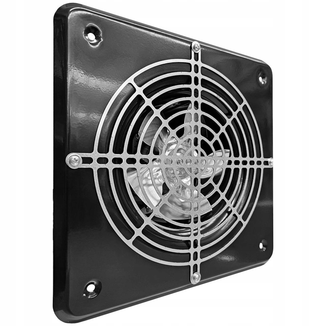 Nástenný ventilátor Dospel 007-3817 WBS-160 čierny Ø160 280 m3/h 40 W