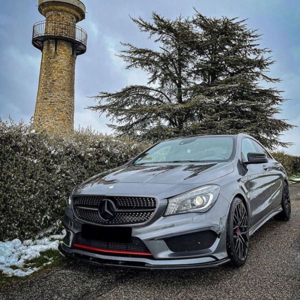 PRZEDNI SPLITER MERCEDES C117 CLA AMG PAKIET BLACK Numer katalogowy części GR-SW-MB-155