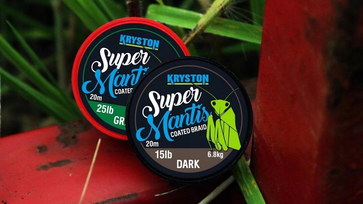 Kryston Mantis Dark Silt 15lb 20m plecionka w otulinie