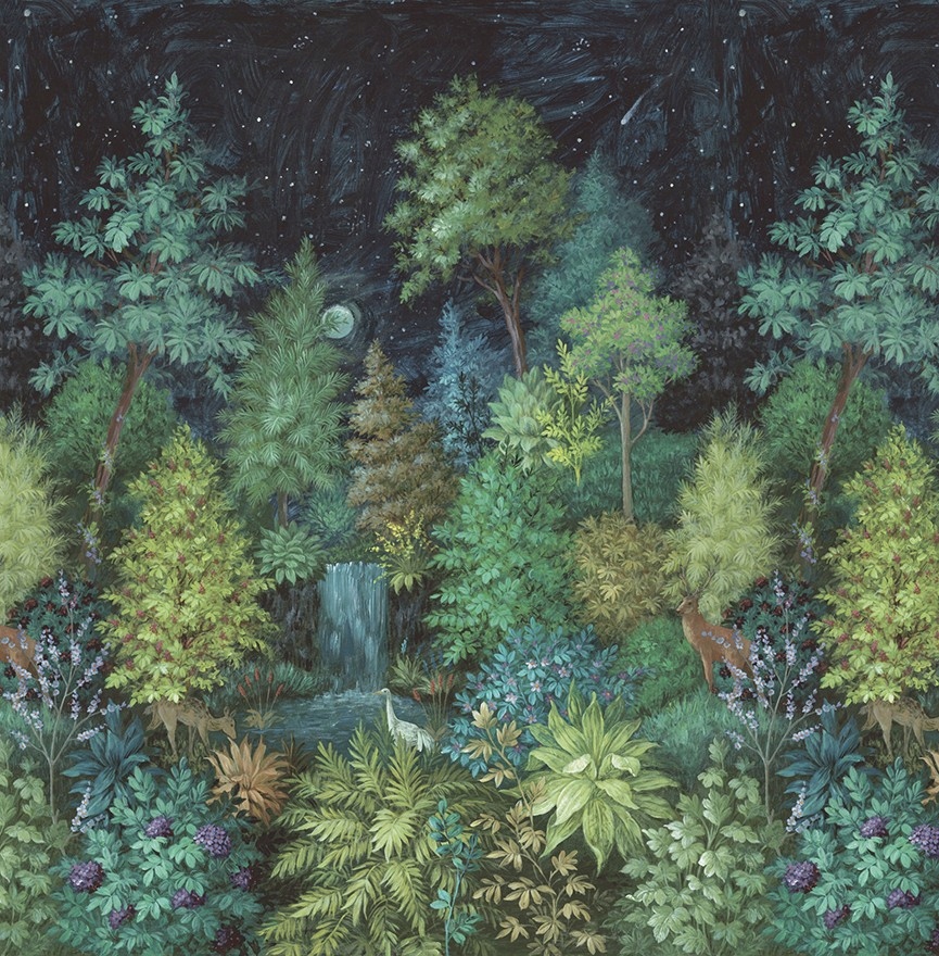 Fototapeta Mural lesný les stromy Cascading Gardens 99356 Holden