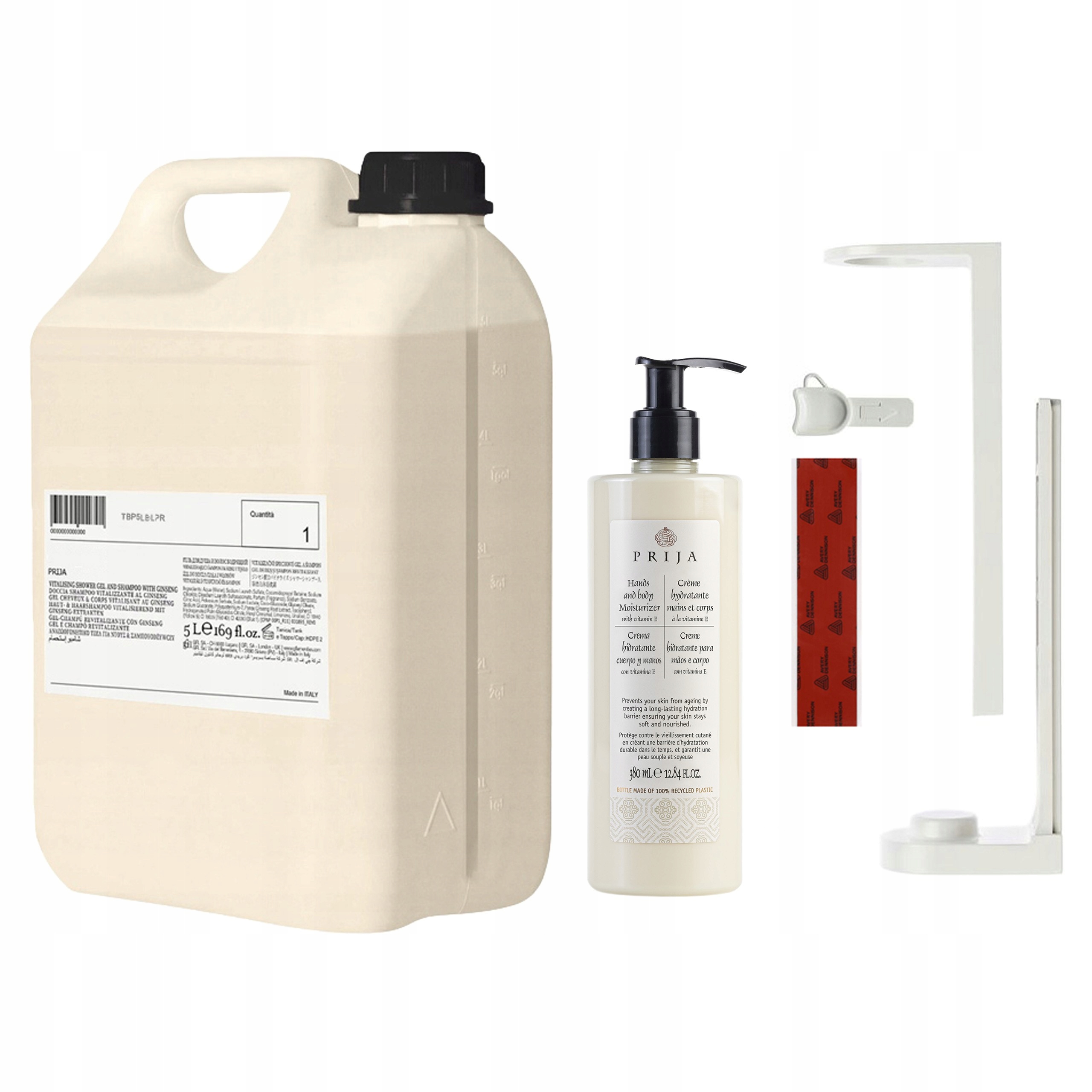 Luxusní Prija: Krém 380 ml Refill 5 l držák