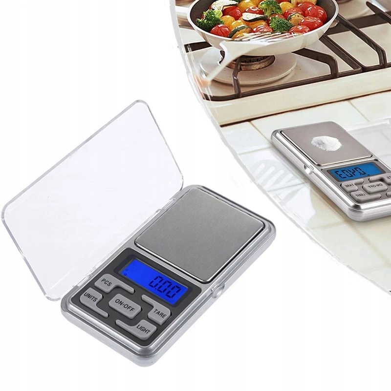 WAGA JUBILERSKA ELEKTRONICZNA 0,01- 200g WAGI LCD Maksymalne obciążenie 200 g