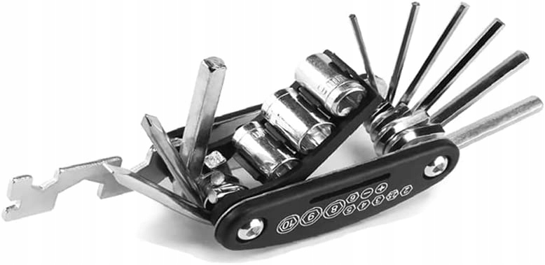 ZESTAW KLUCZY NARZĘDZI ROWEROWYCH MULTITOOL 16W1 UNIWERSALNE WIELOFUNKCYJNE Marka Hitelo