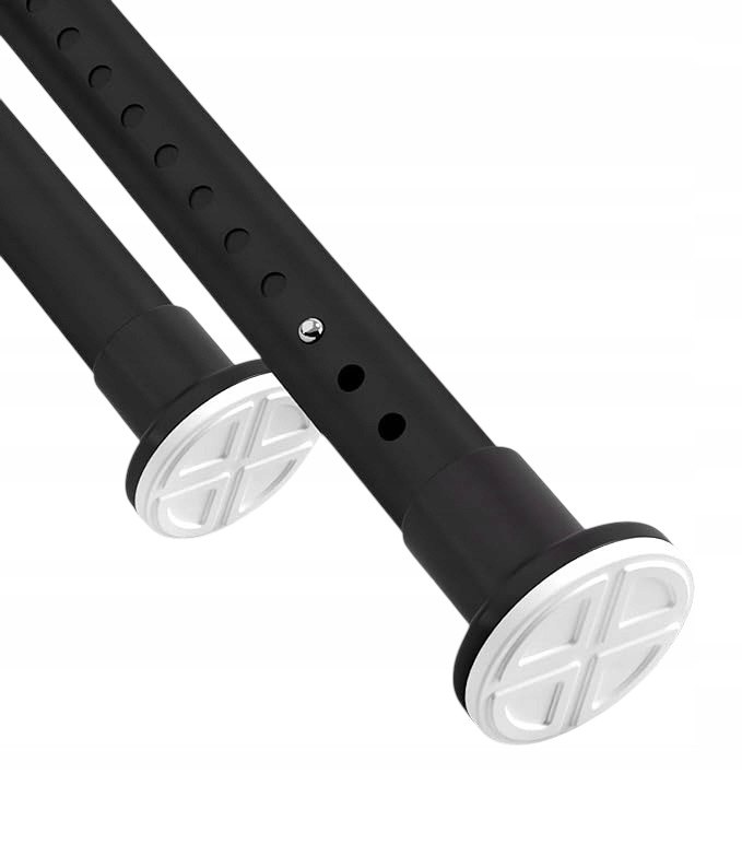 Drążek Karnisz prysznicowy rozporowy Meisenberg 210-260 x 32 mm czarny