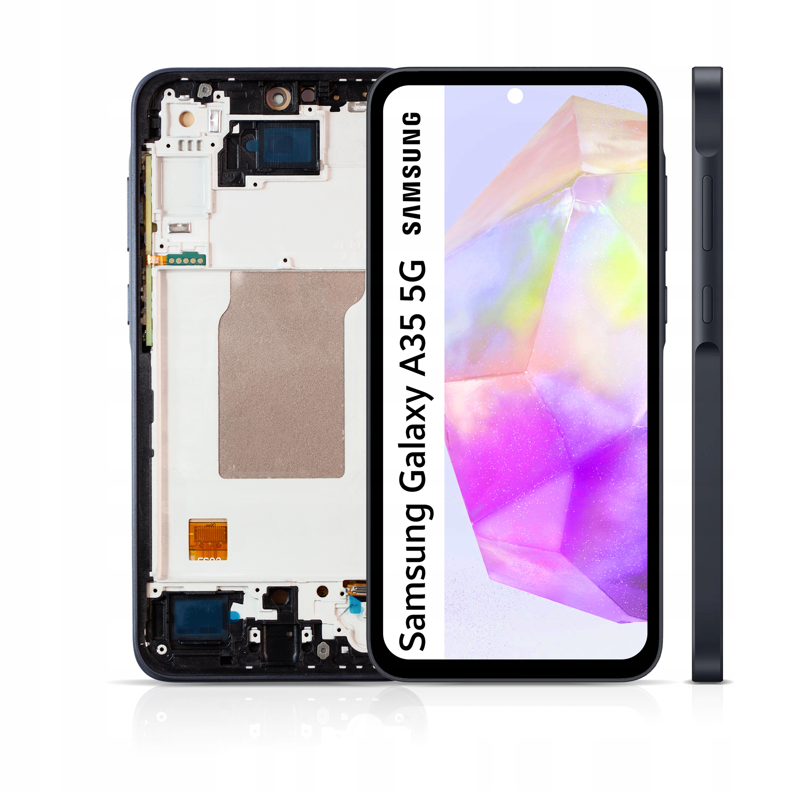 Oled pre Samsung Galaxy A35 5G LCD Čierny Digitizer Dotykový rámik Navy