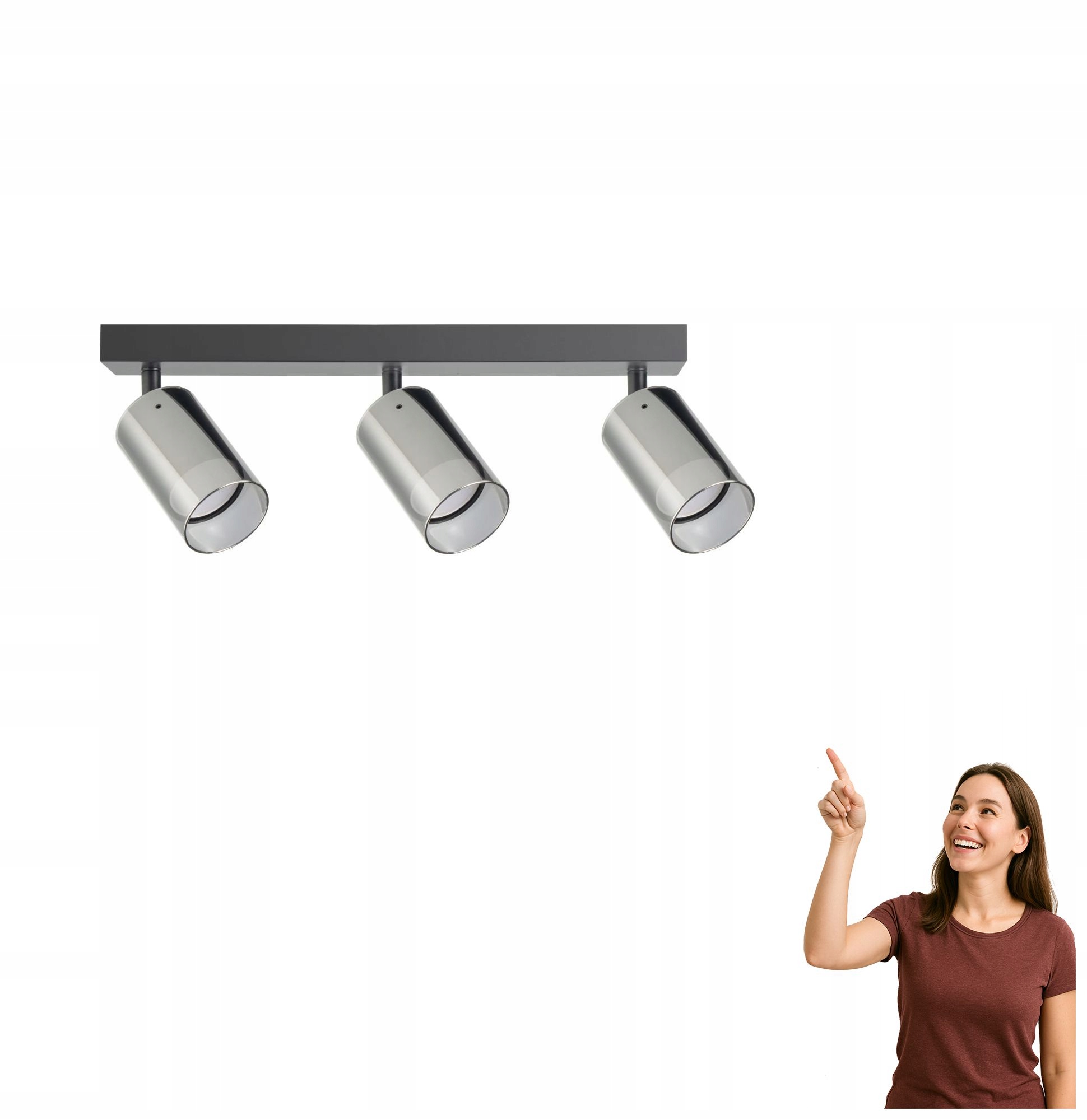 Spotová reflektorová lampa Ren OB-2211BD-3-BK Zuma Line