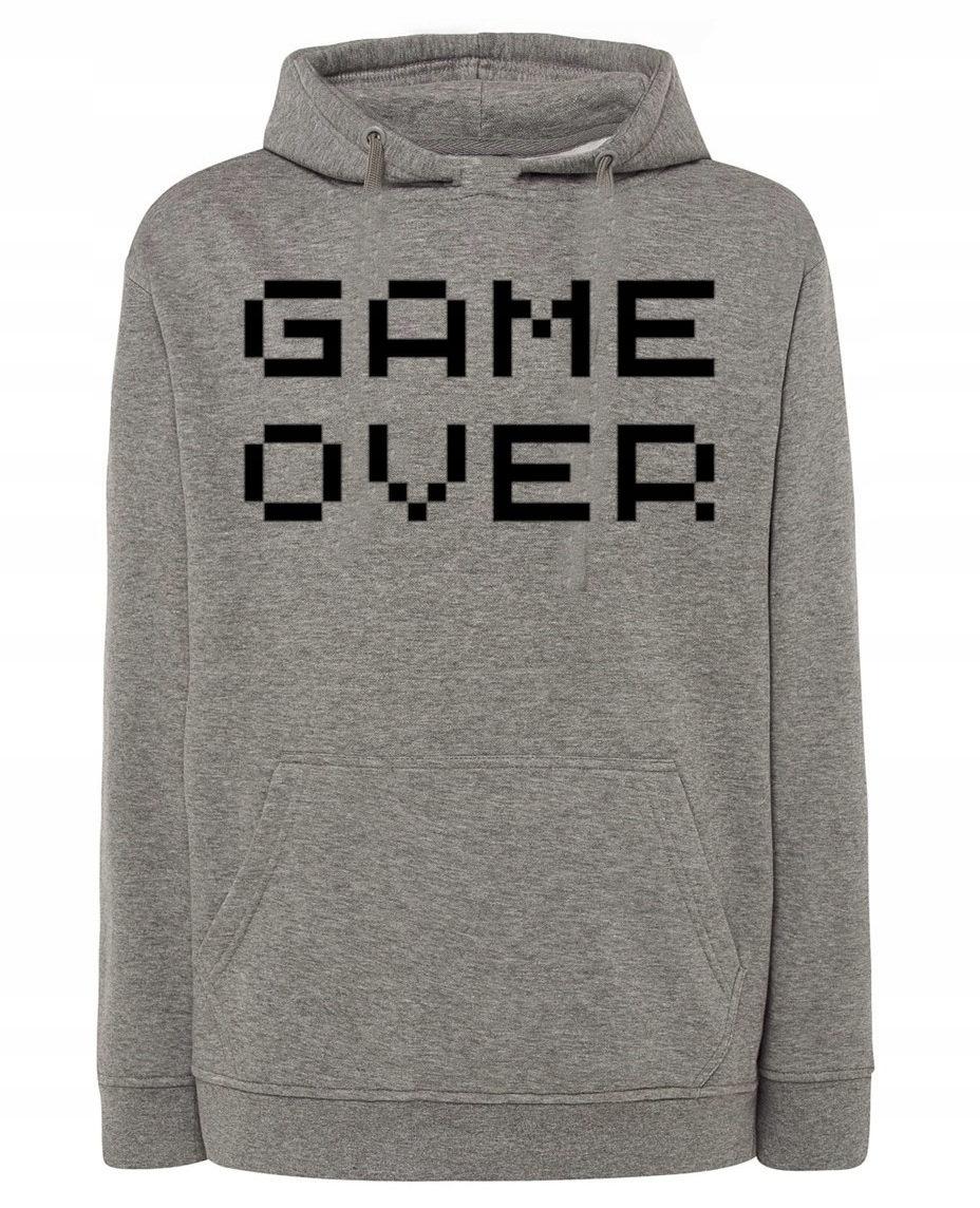 Pánská mikina s nápis Game Over, velikost vel. 3XL