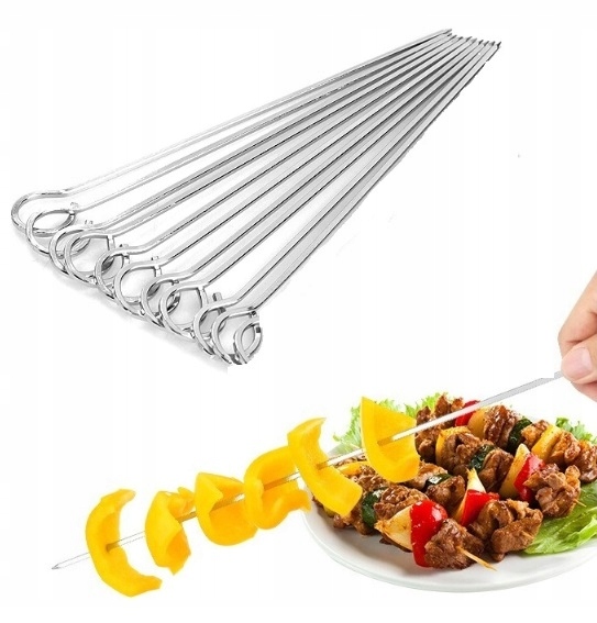 

Szpikulce do szaszłyków grilla Bbq metal 20cm
