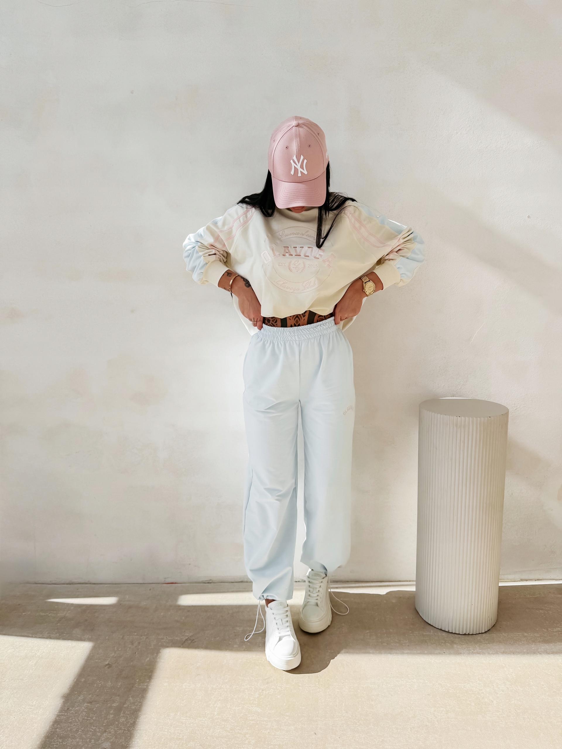 Dámské Kalhoty Evara Olavoga Modrá