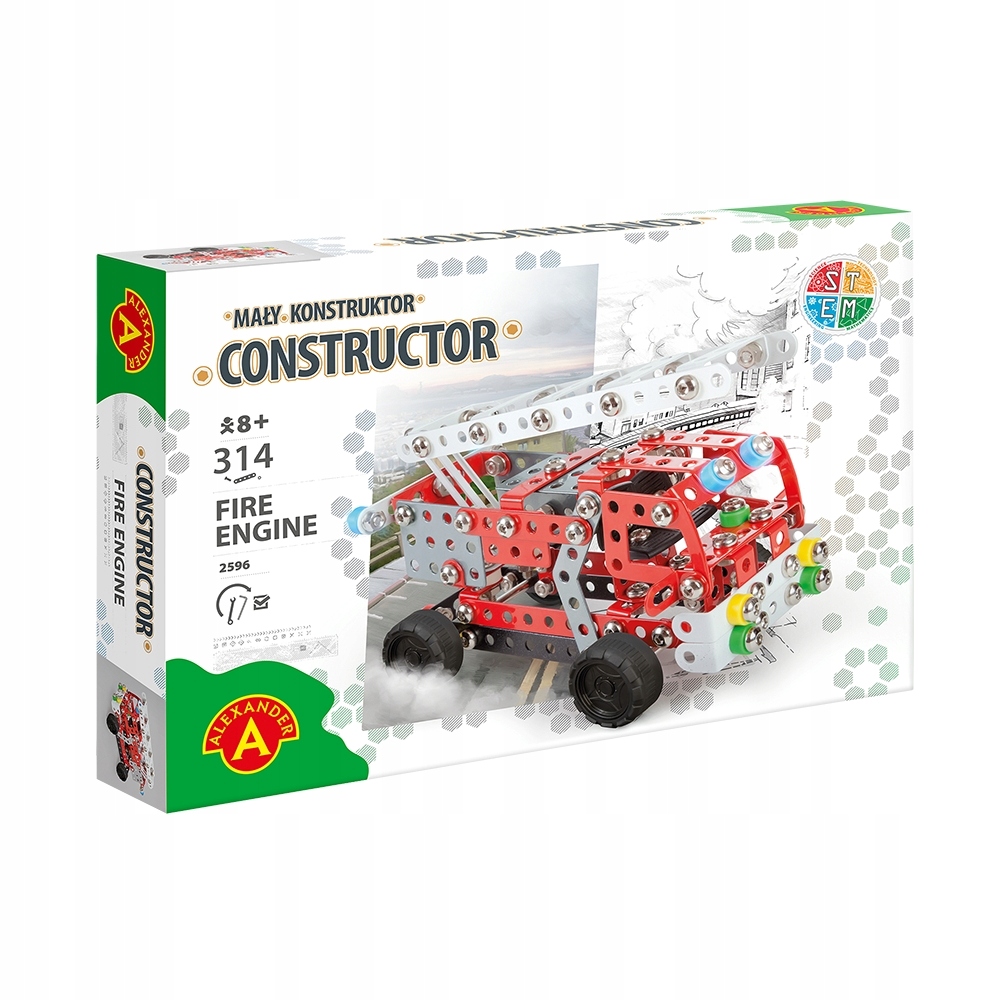 Mały Konstruktor - Fire Engine (2596)