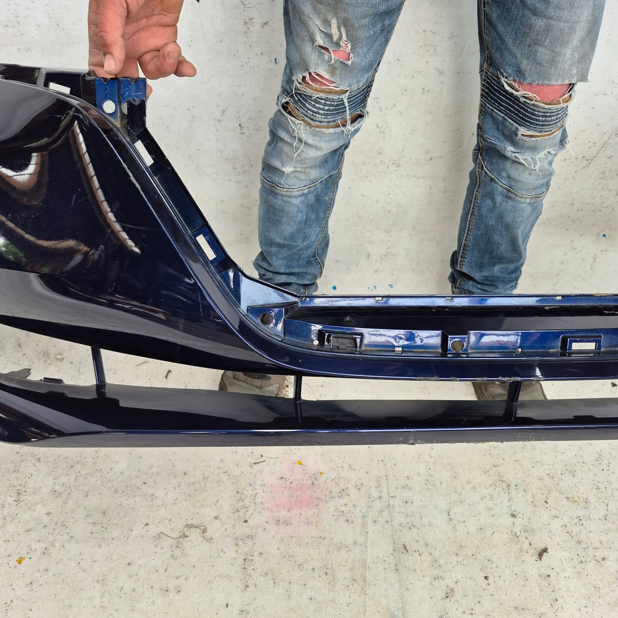 NISSAN LEAF II 2 17-> bumper front front PDC