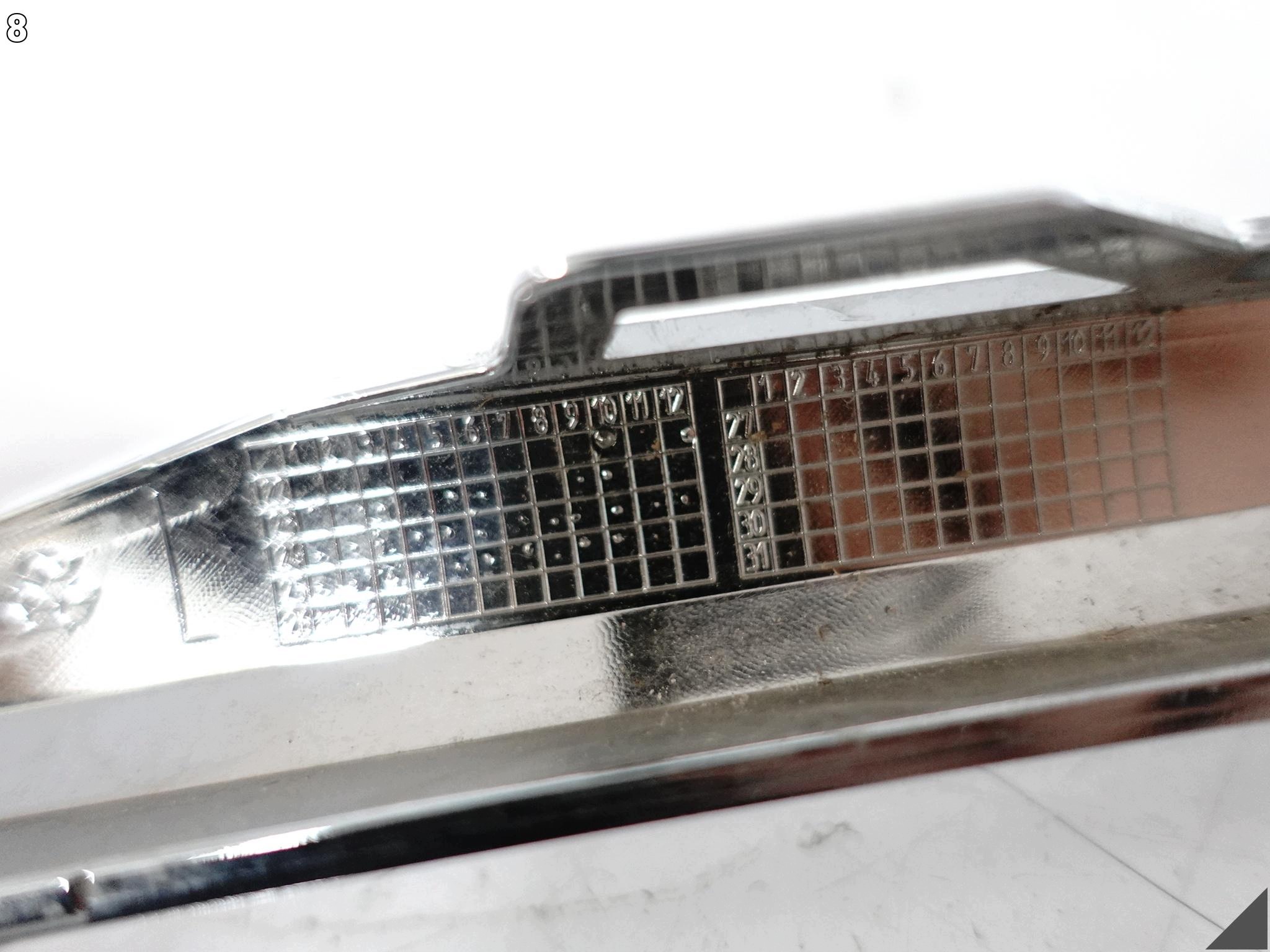 SKODA OCTAVIA IV 4 5E3 LIFT 24- decorative trim CHROM W bumper left front