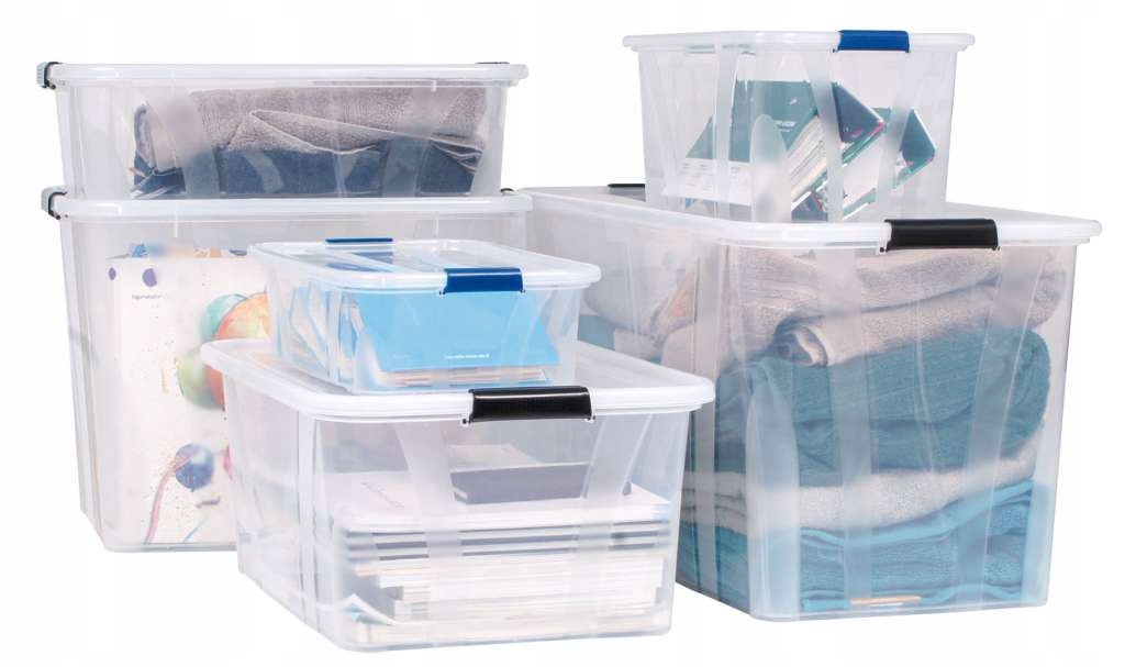 POJEMNIK PLASTIKOWY PUDEŁKO NA ZABAWKI UBRANIA KLOCKI BUTY Z POKRYWĄ 14L Przeznaczenie uniwersalne