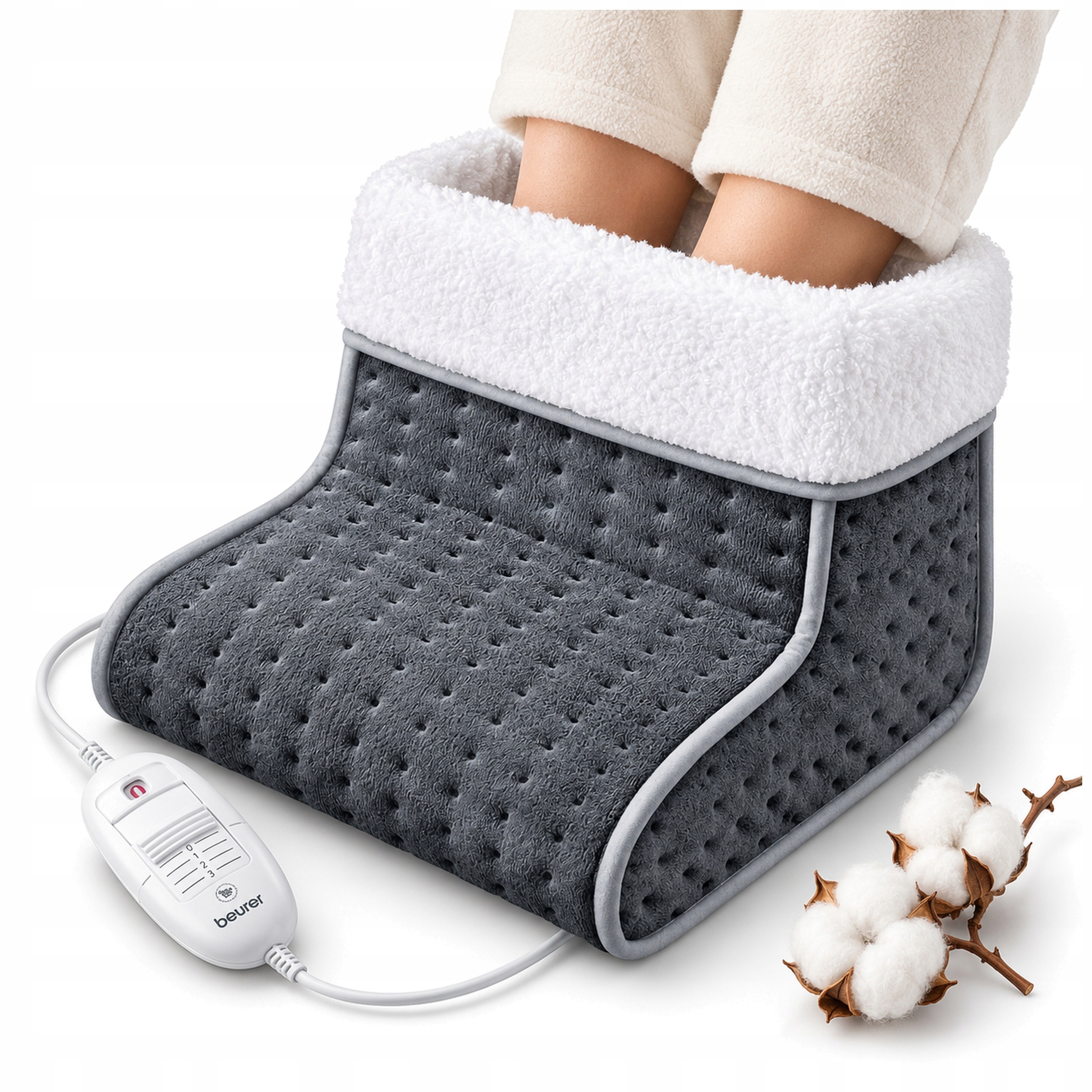 Ogrzewacz Do Stóp Elektryczny Beurer FW20 Cosy Szary 100W But Rozgrzewający