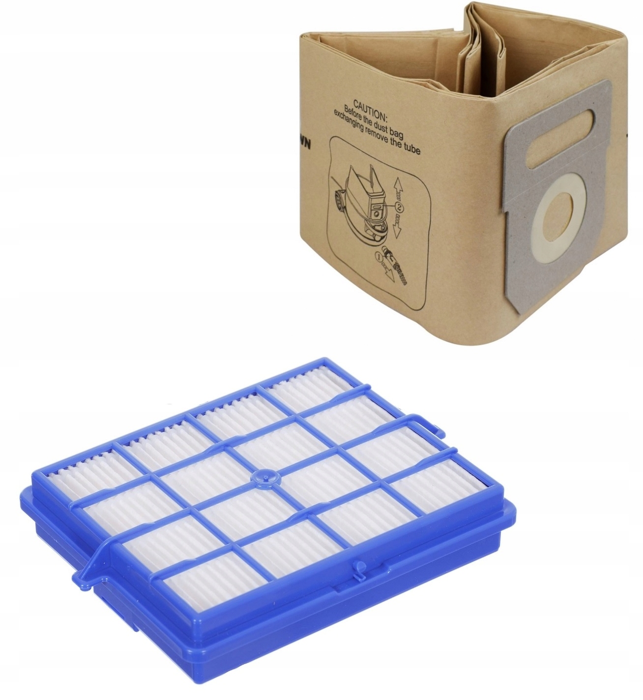 20 szt. Worki papierowe do ProfiEurope Profi 1.2 Filtr Hepa