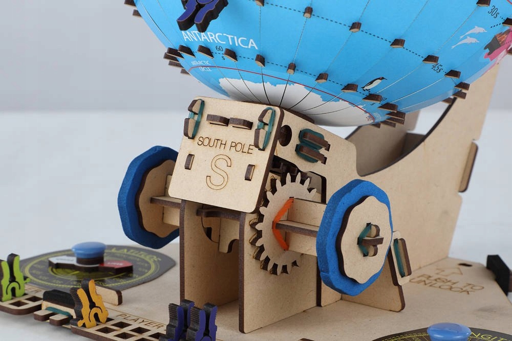 INTERAKTYWNY GLOBUS - MECHANICZNE PUZZLE 3D SMARTIVITY Liczba elementów 1