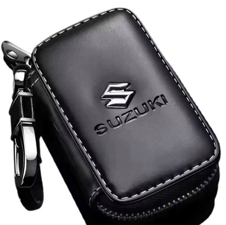 Suzuki Etui Pokrowiec Skórzany Na Kluczyk Czarny