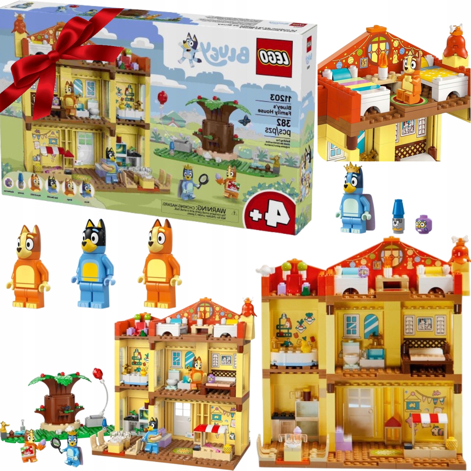 Lego Bluey Dom Rodzinny Blue 11203 Klocki Dla Dzieci Zestaw 382 ele