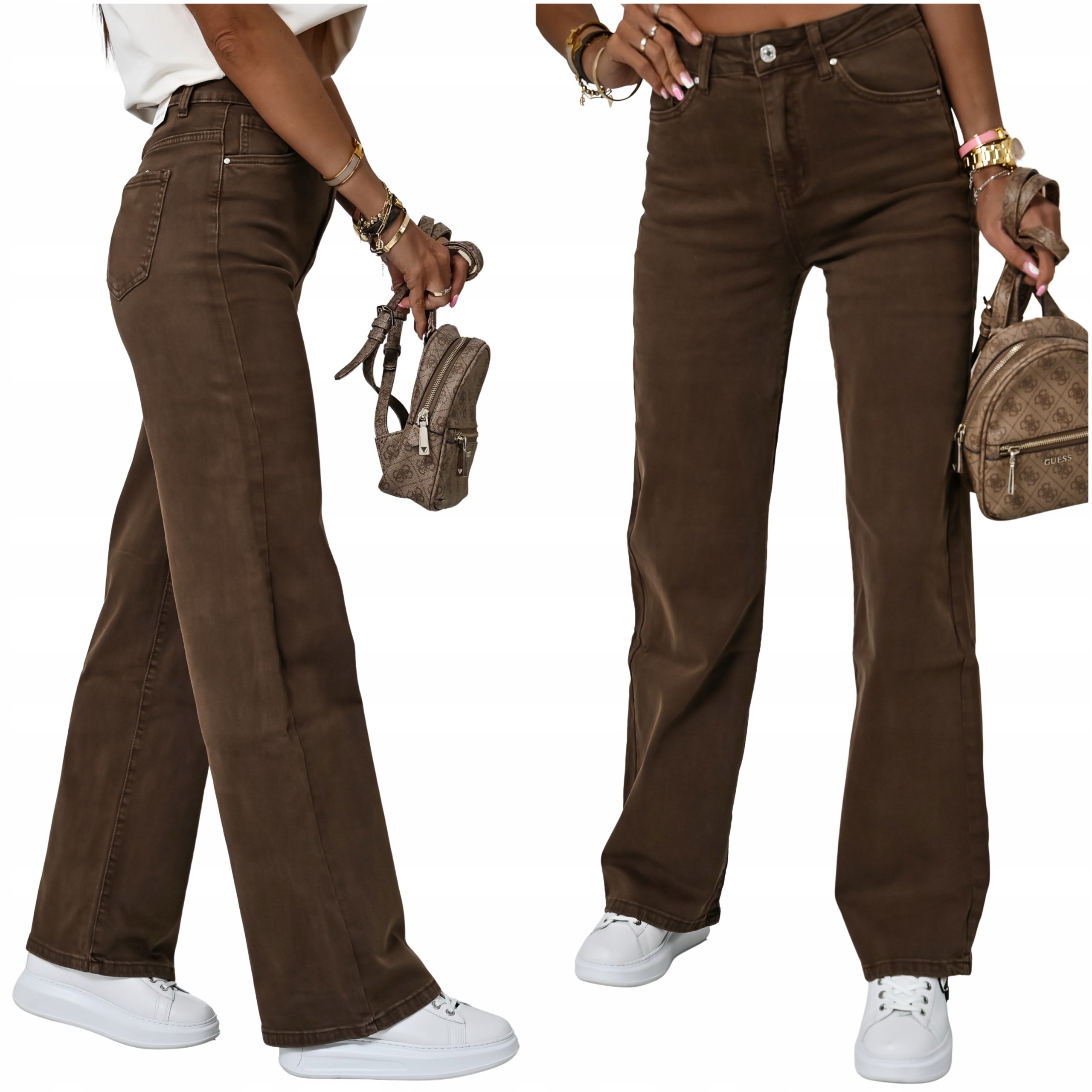 Modne Jeansy Rylee Z Szerokimi Nogawkami! WZ.1 M