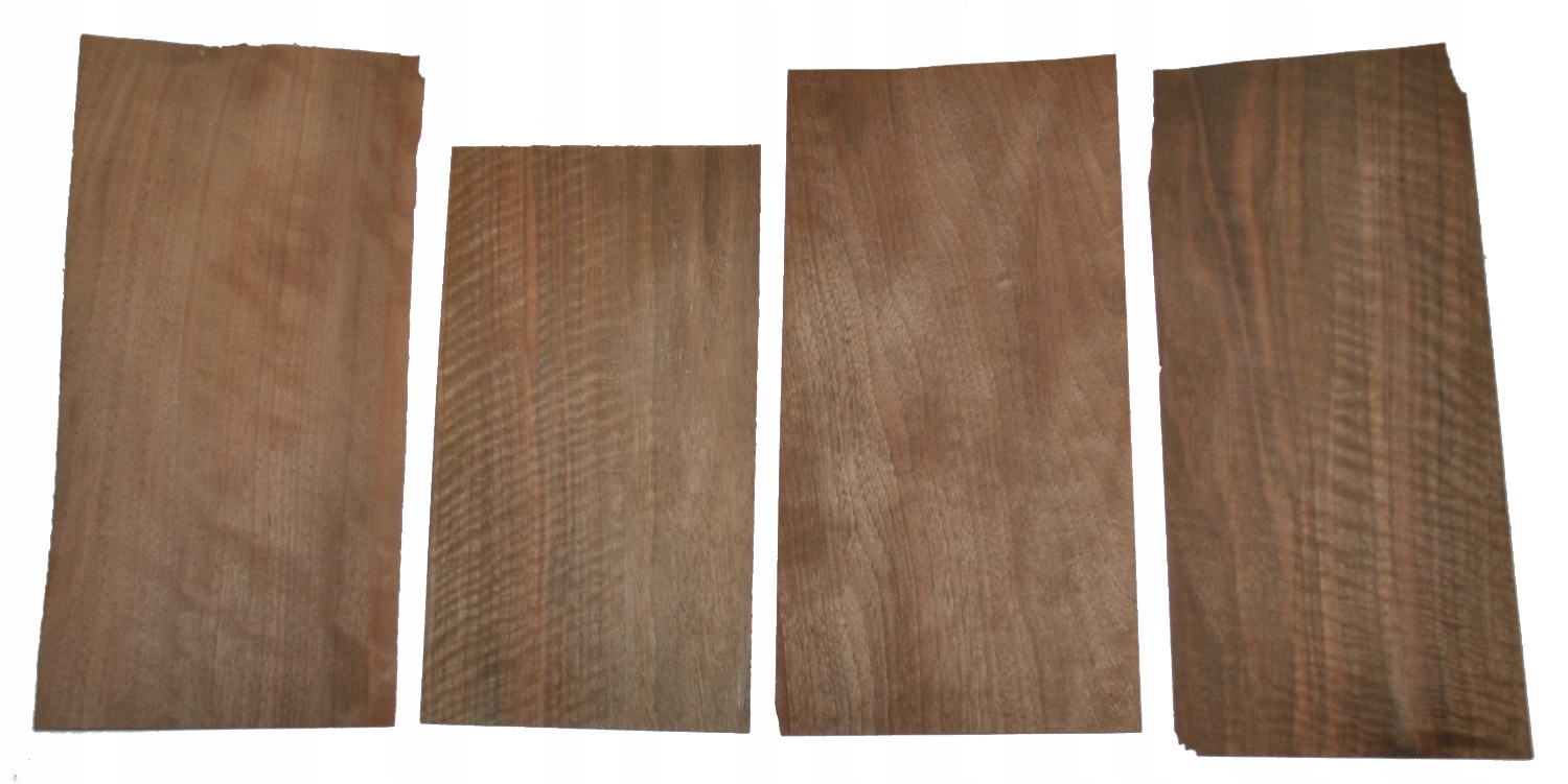 Fornir orzech amerykański 39x13cm 2szt