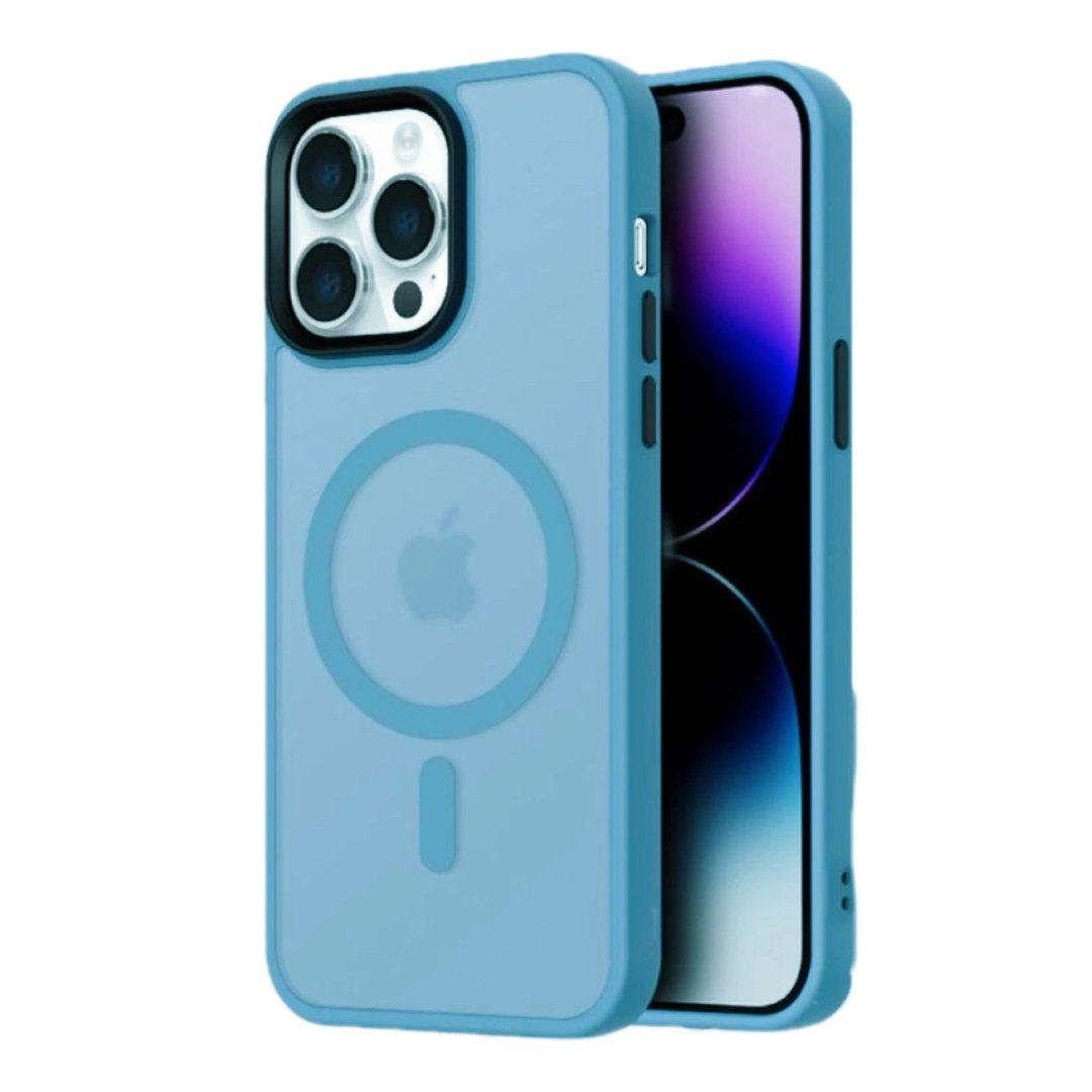 Etui Magnetic Collection MagSafe na do iPhone 16 Pro Max jasnoniebieskie