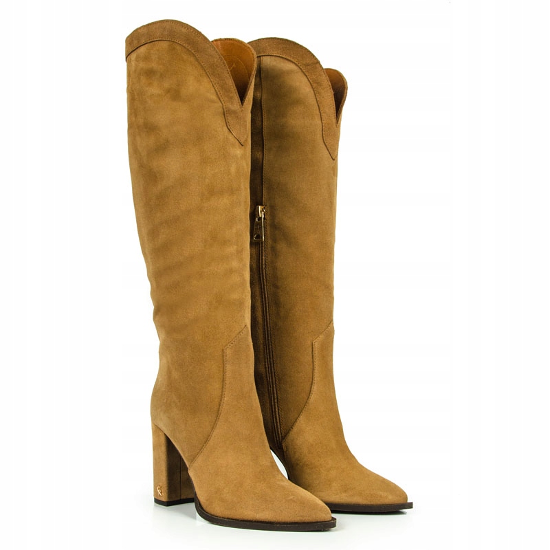 CARINII B8306 KOZAKI KLASYCZNE BOHO SKÓRA RUDE 39 Waga produktu z opakowaniem jednostkowym 0.9 kg