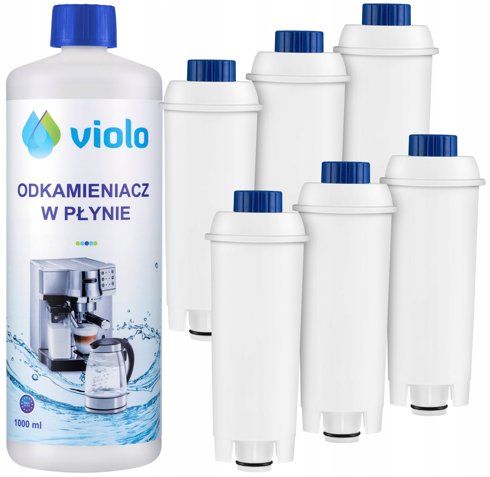 

6x Filtr do Delonghi Dinamica Odkamieniacz 1000