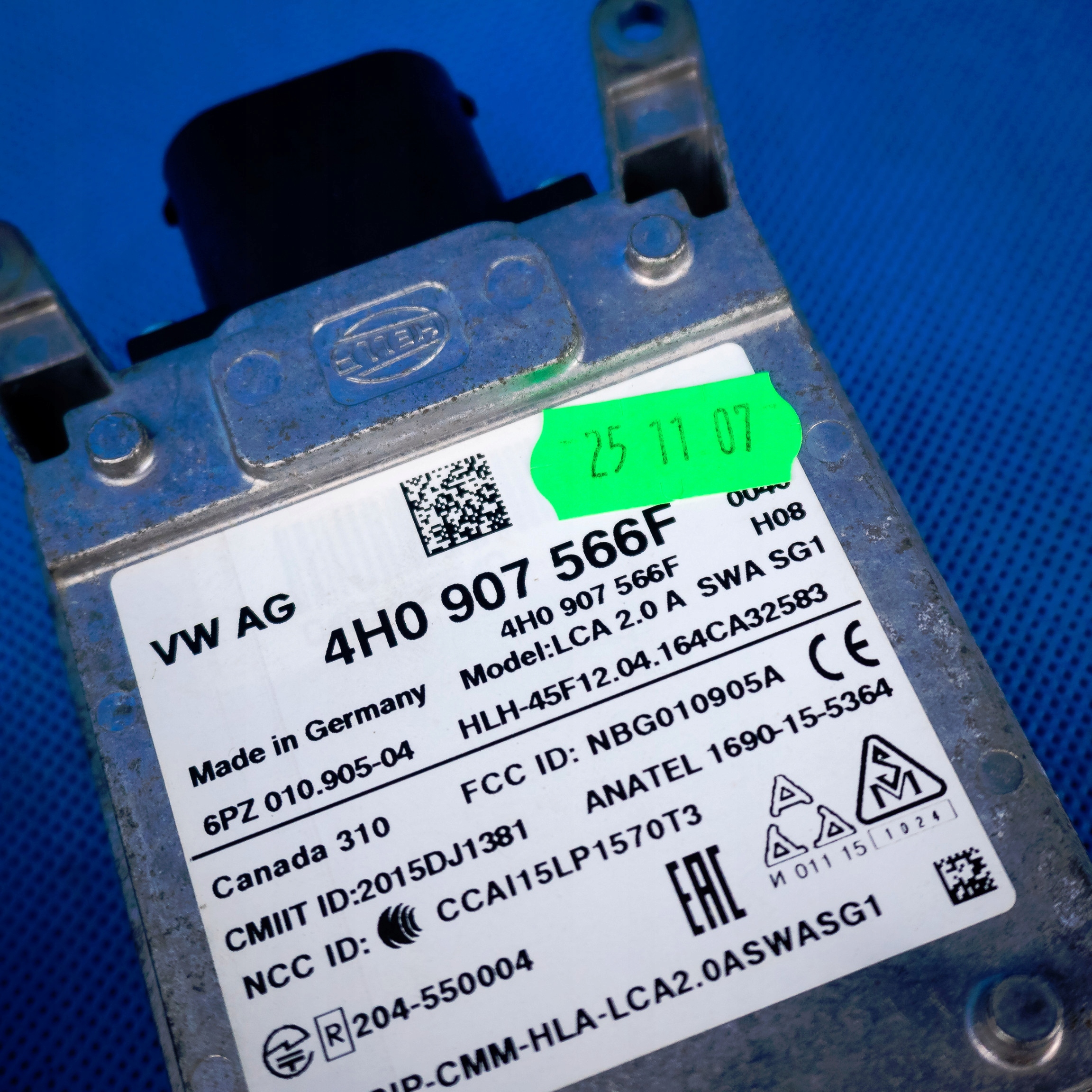 control unit side assist MASTER Audi A8 S8 4H Lift 4H0907566F