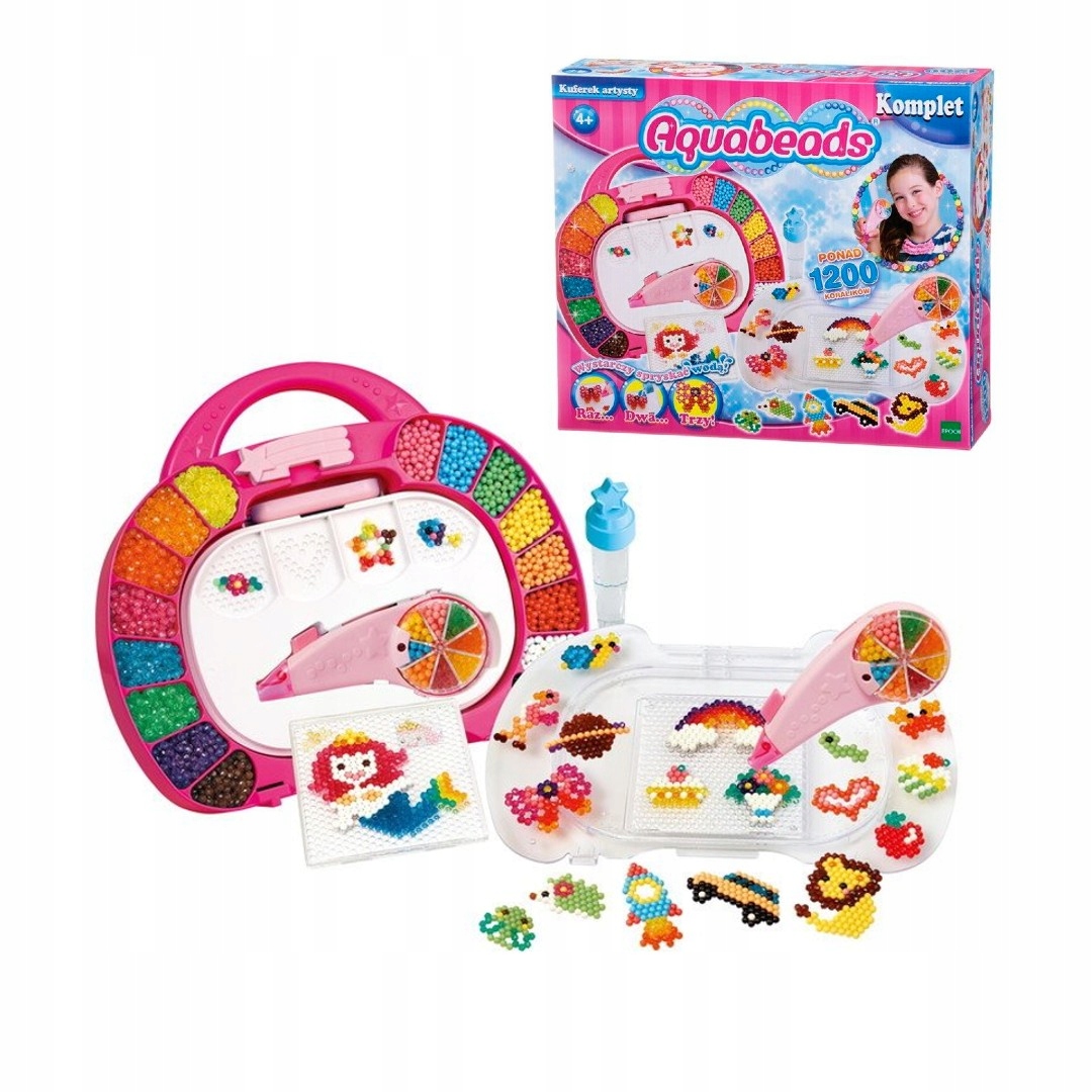 

Aquabeads Kuferek Artysty Zestaw XXL1200X Koraliki