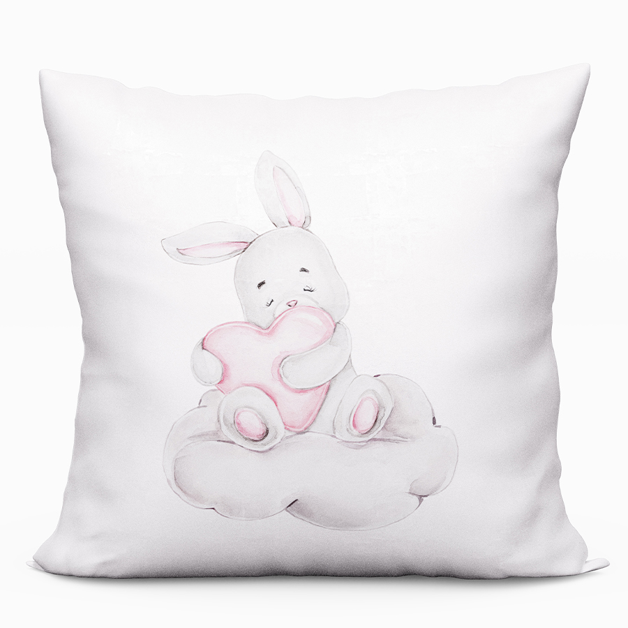 

Poszewka 40x40 cm Walentynki Słodki Króliczek