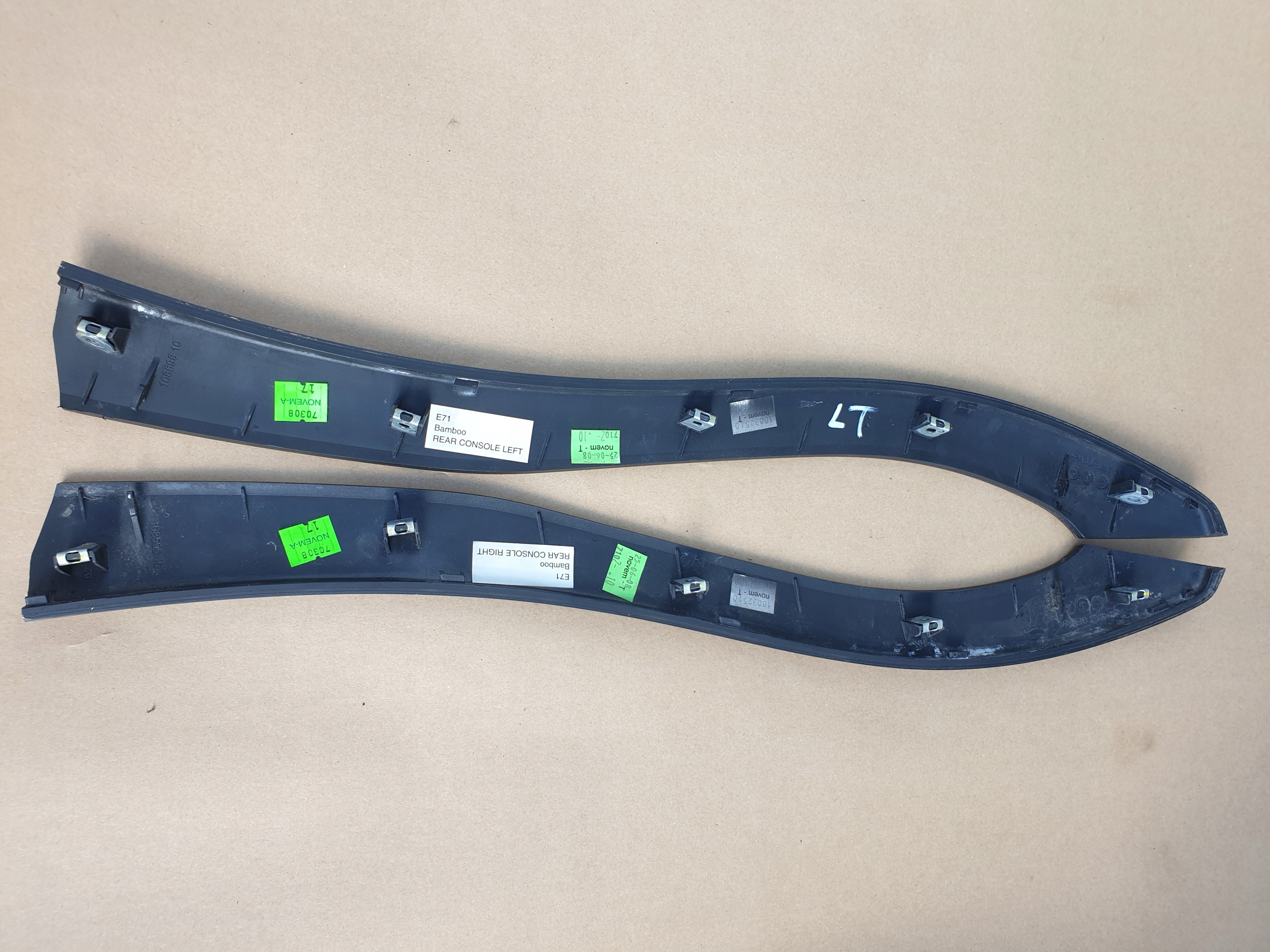 lista DEKOR fa BAMBOO KANAPY far BMW X6 E71 OE