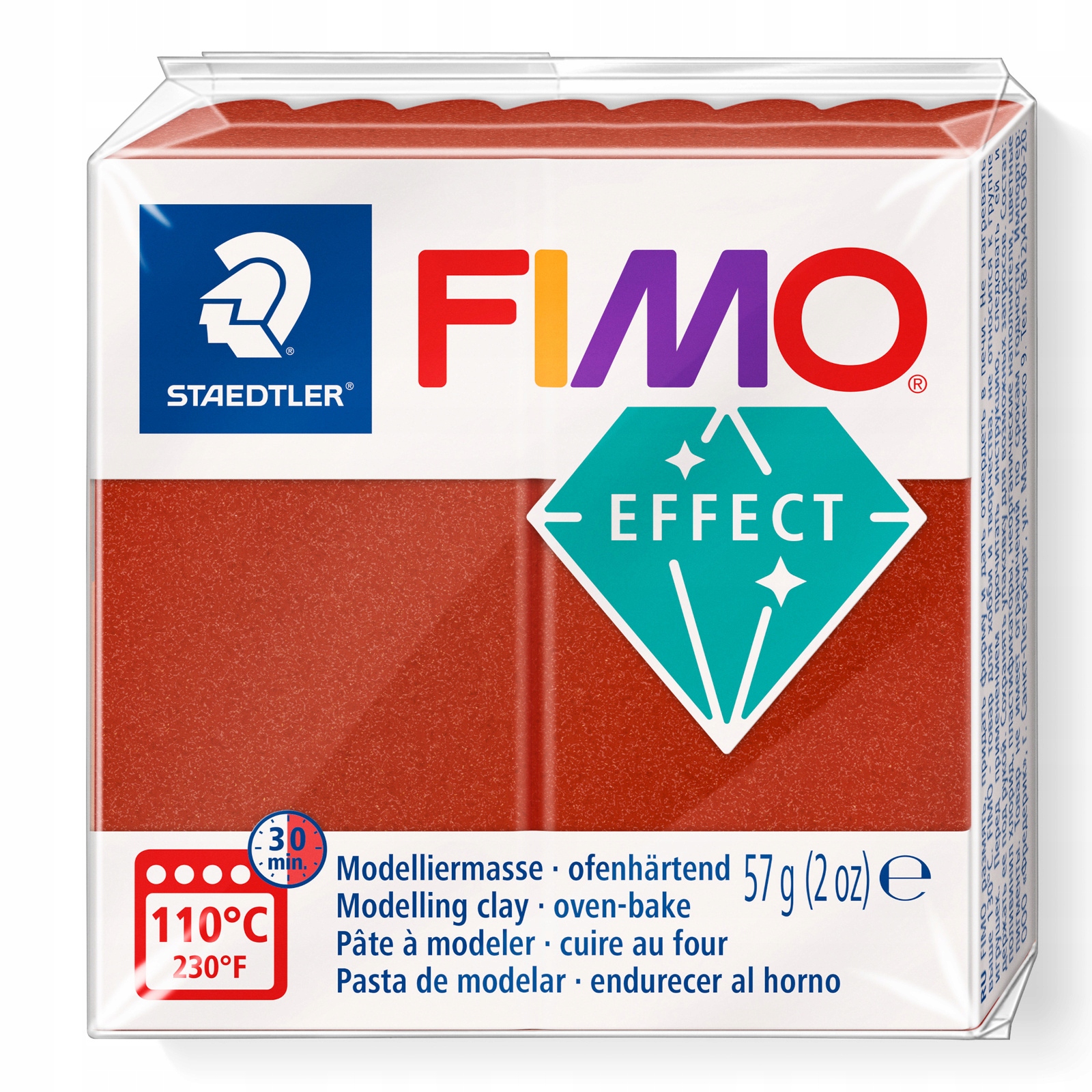 Fimo Effect MASA PLASTYCZNA MIEDZIANY METALICZNY