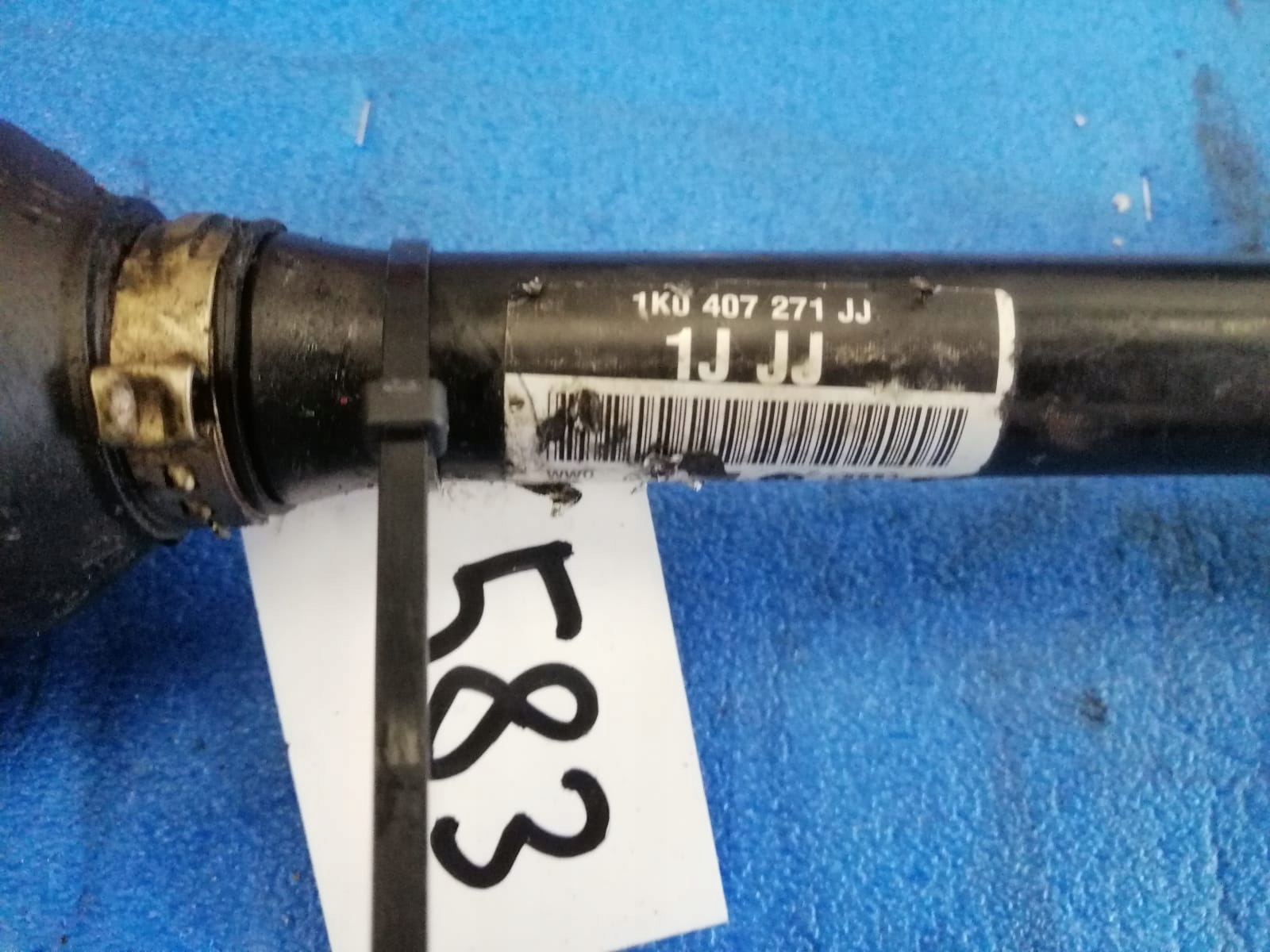 VW PASSAT 2010 R left 1.4 BEN semi-axis 1K0407271JJ