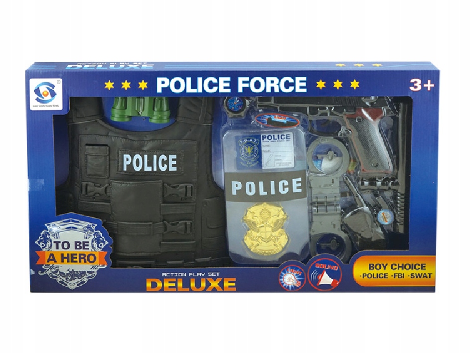 

105932 Zestaw Policyjny Z Kamizelką Policja