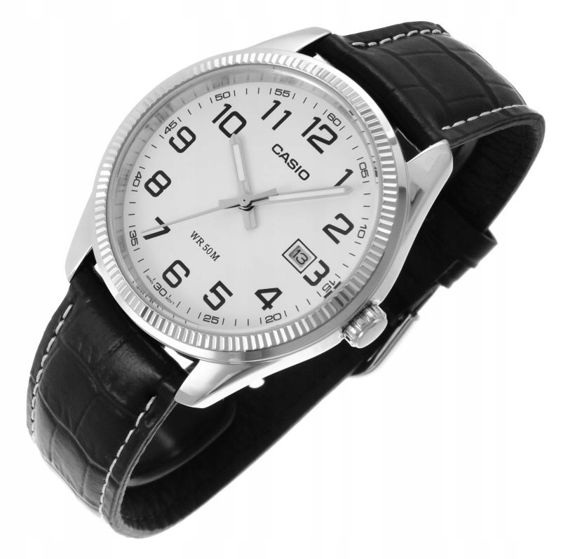 Elegantní A Čitelné Pánské Hodinky Casio MTP-1302PL-7BVEF S Datem Na Opasku