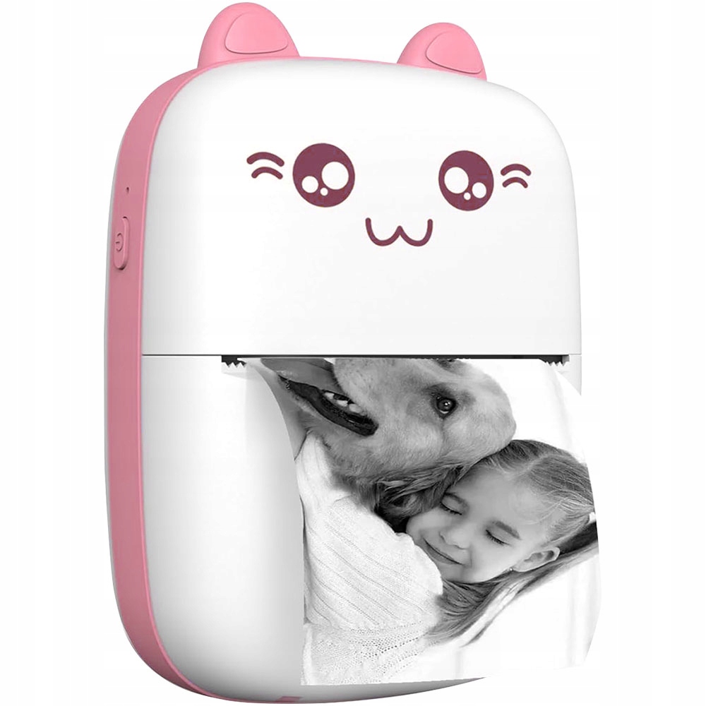 MINI DRUKARKA TERMICZNA DRUKUŚ PRZENOŚNA BEZPRZEWODOWA BLUETOOTH + 21 ROLEK Producent Inna