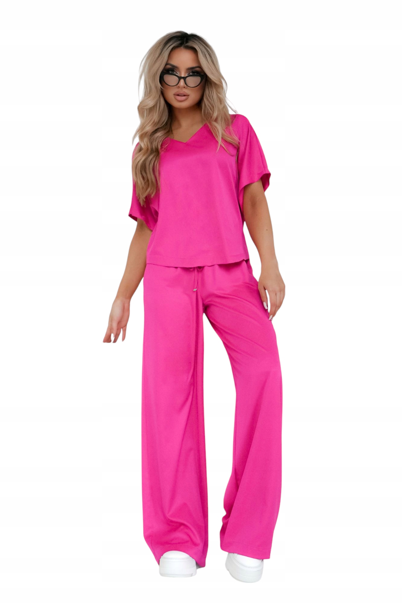 Komplet damski, przyjęcie, wesele, lato. Złote dodatki. Polski produkt.