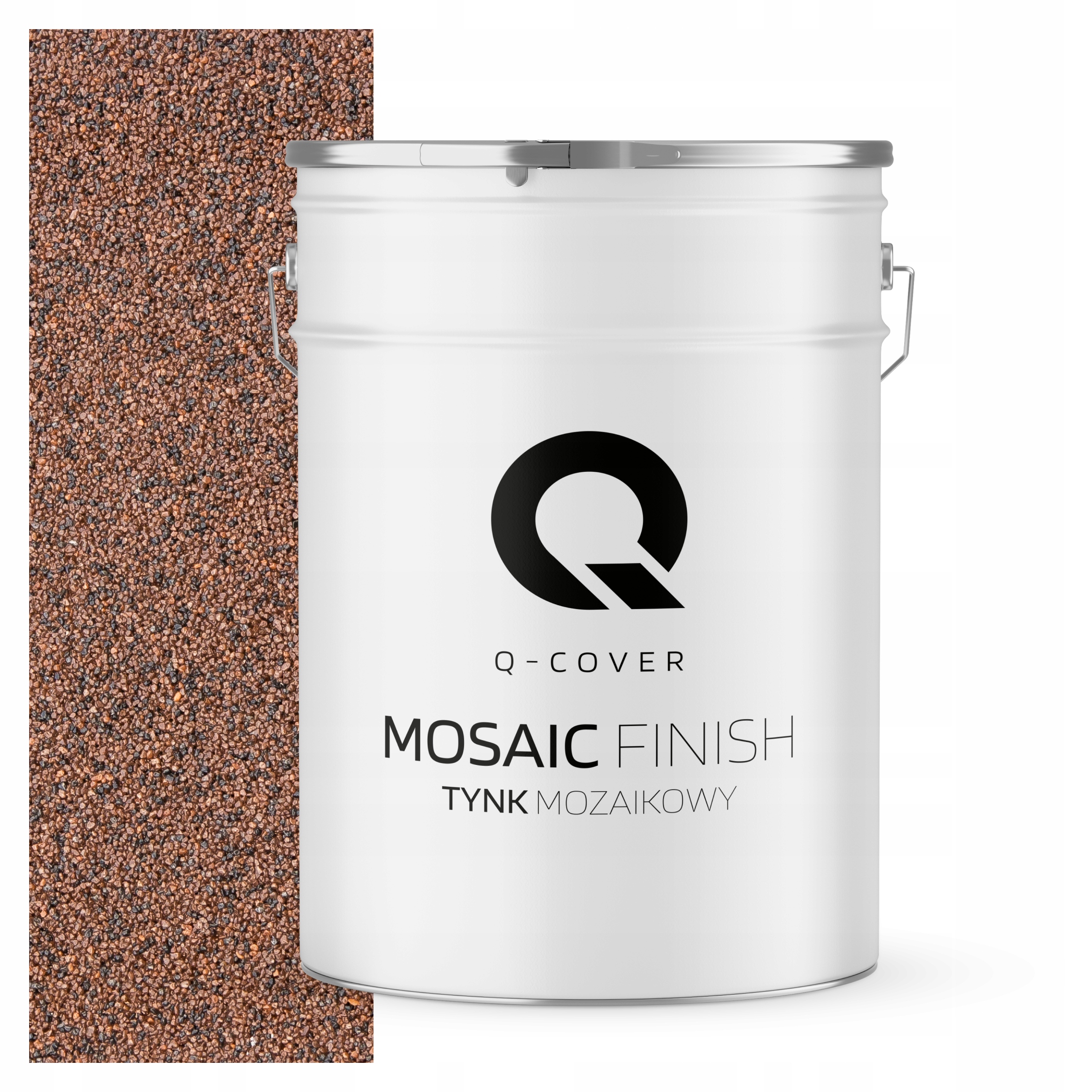 Tynk Mozaikowy Mozaika 25KG Brązowy Ciemny Brąz M73 Ozdobny Premium