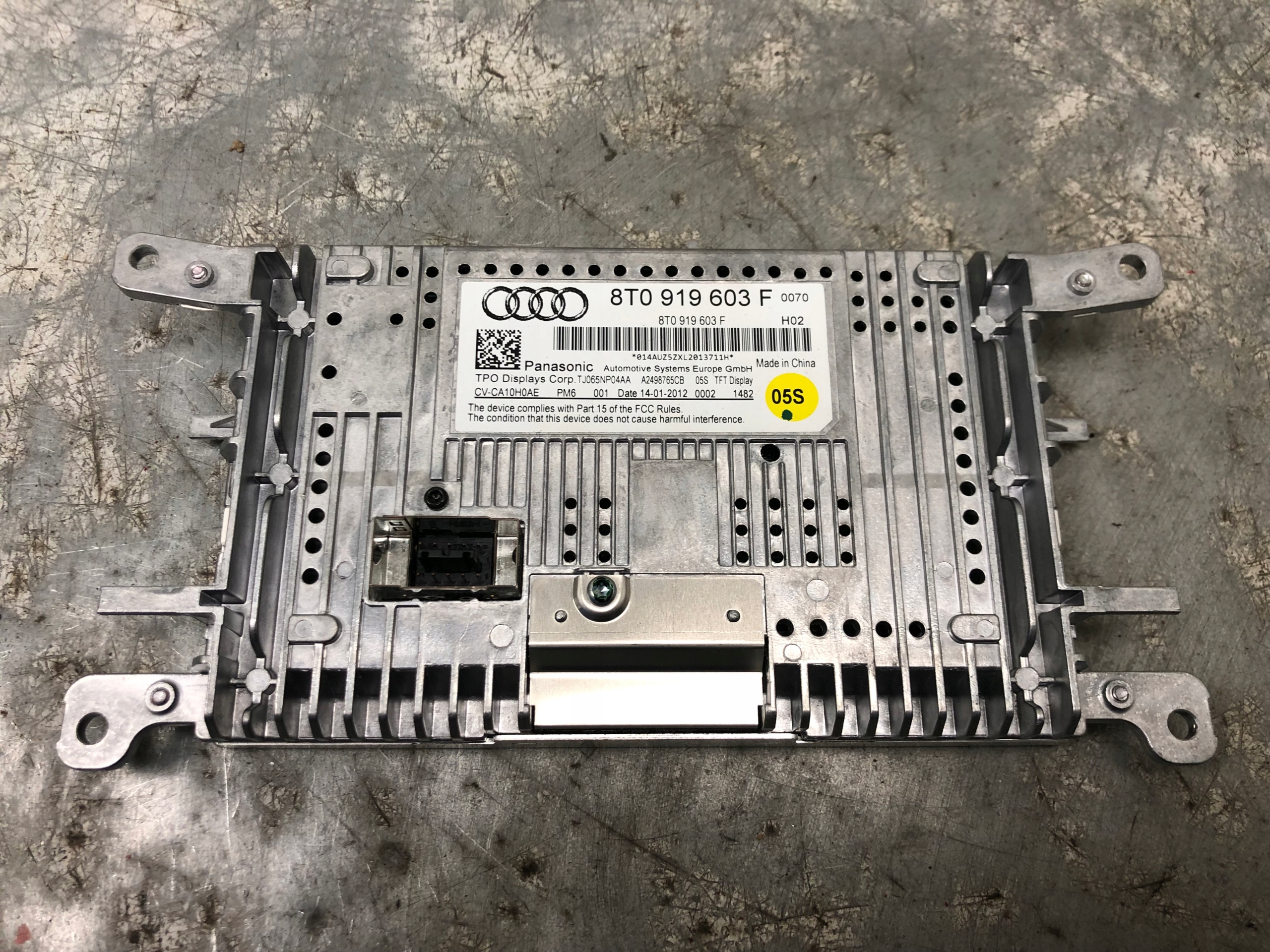 EKRAN display AUDI A4 B8 LIFT 8T0919603F