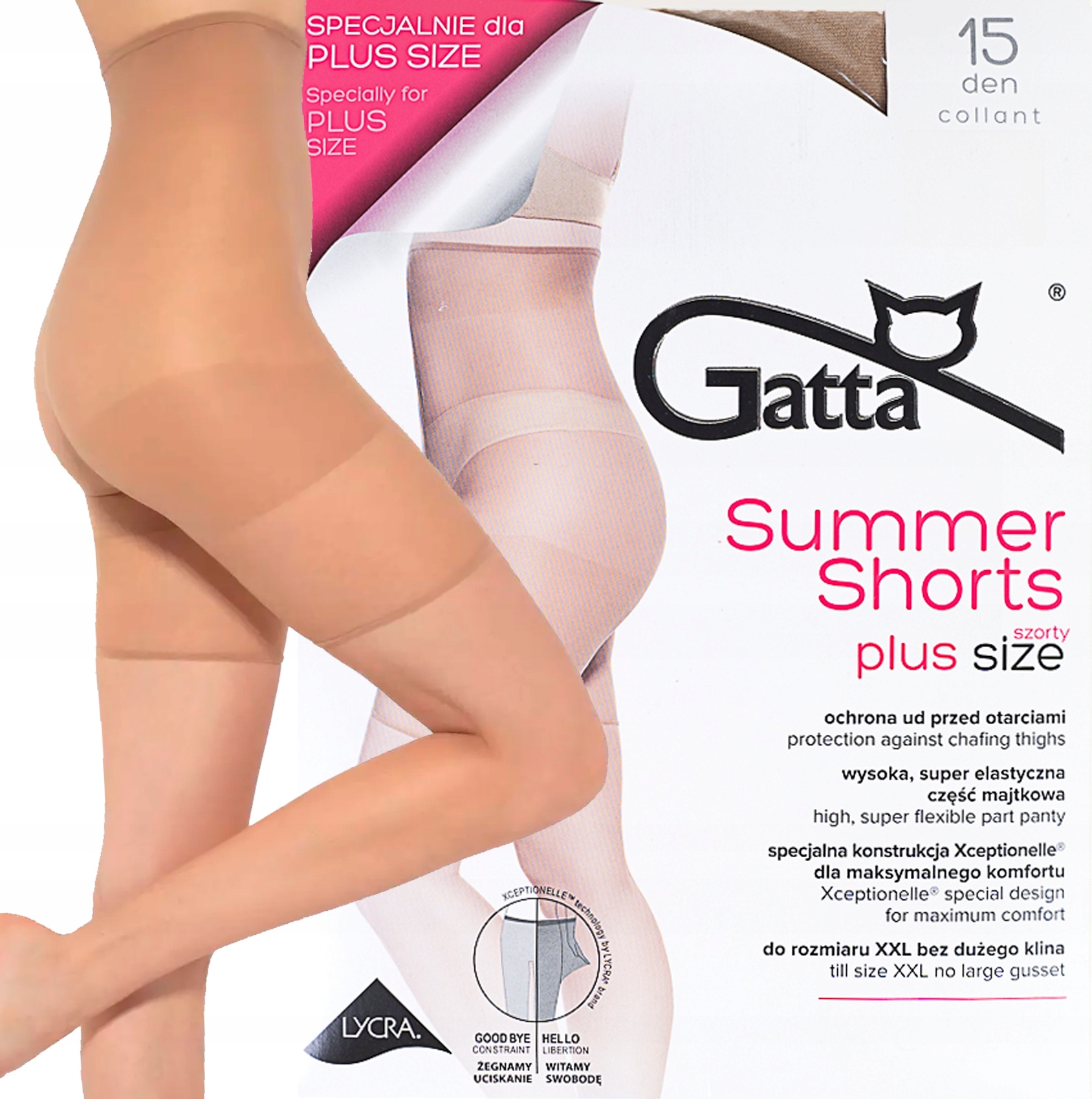

Gatta Majtki przeciw otarciom ud Summer Shorts 5/6
