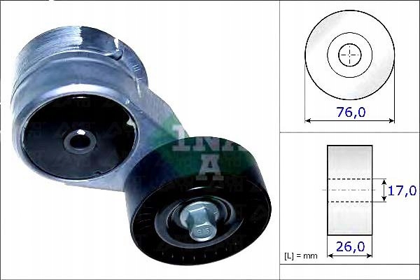INA NAPCZ PASKA KLINOWEGO HYUNDAI I30 1.6 (GD) Producent części Schaeffler INA