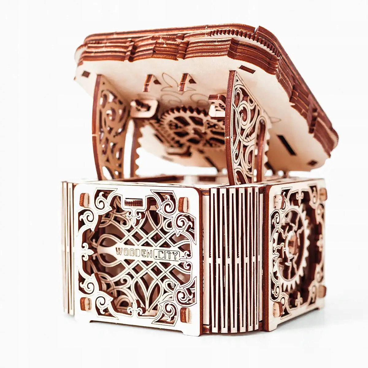 Puzzle 3D drewniane Tajemnicza Szkatulka Wooden.City
