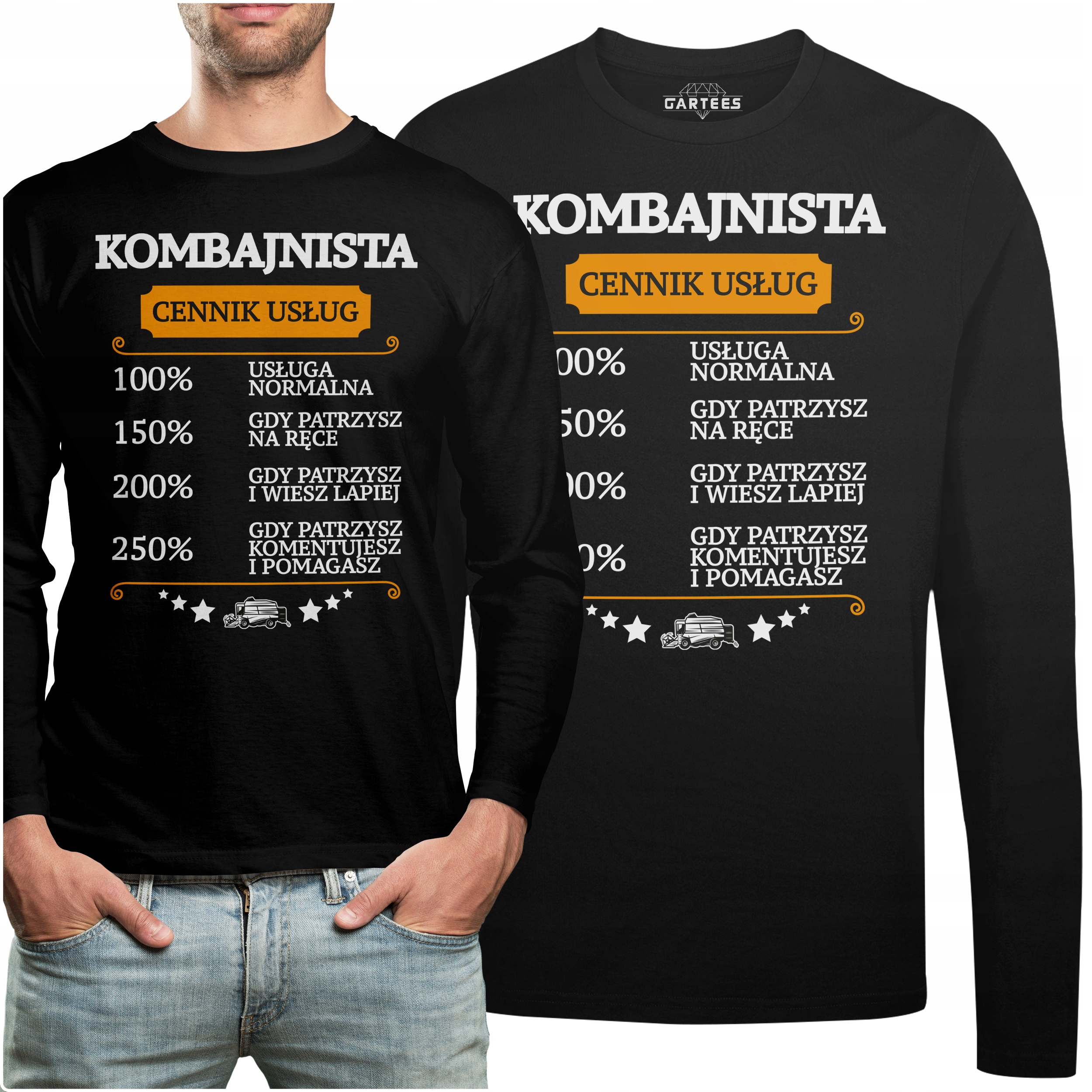 

Koszulka Long Na Prezent Kombajnista Cennik Usług