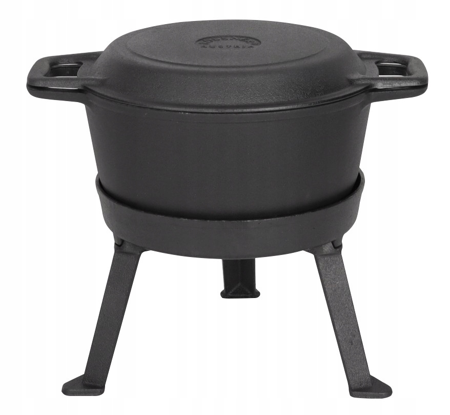 Kociołek Garnek Żeliwny Węgierski Myśliwski 5L 3w1 Producent Rossner austria