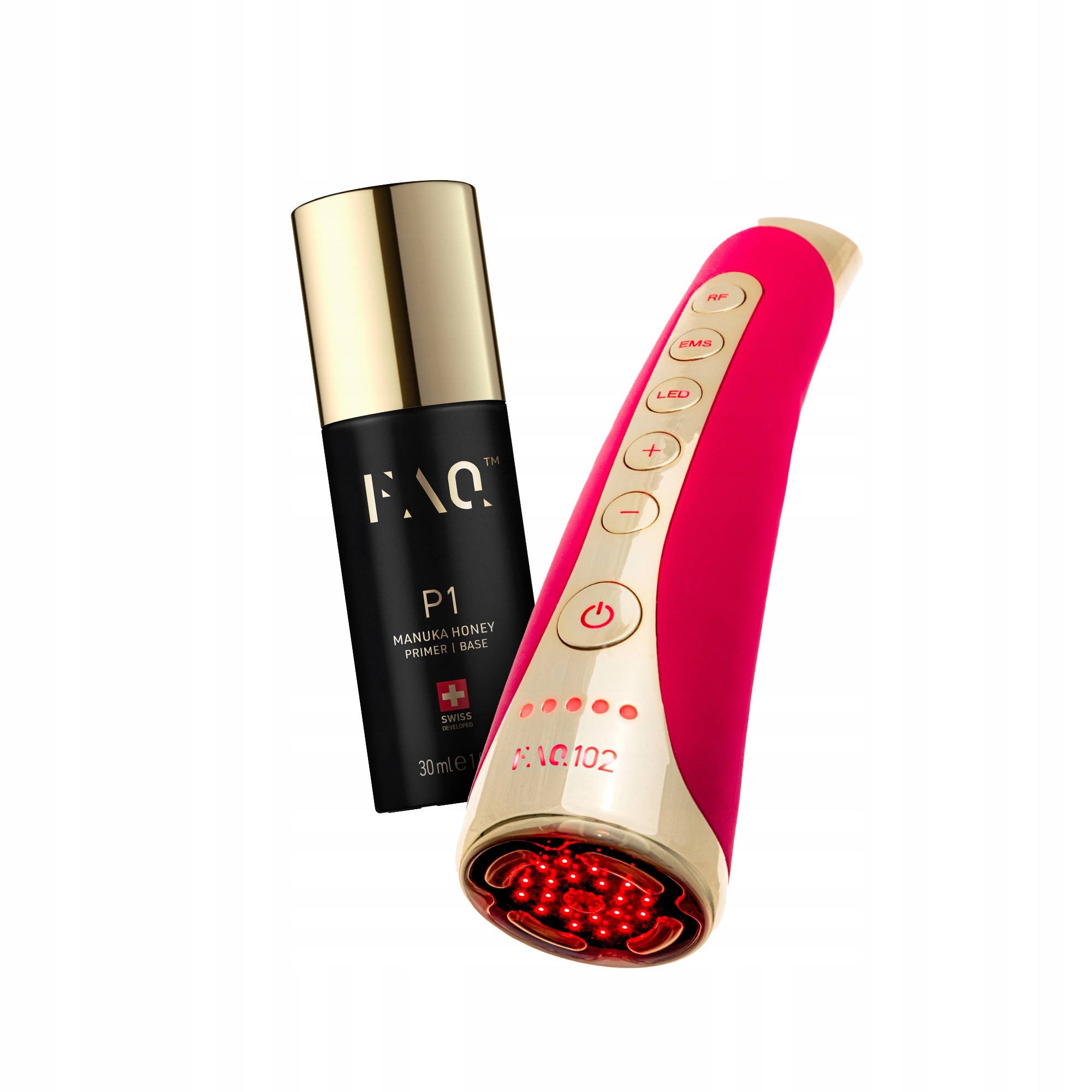 Beauty Answer Faq 102 Růžový Rubín Faq P1 Podklad s medem Manuka 30 ml