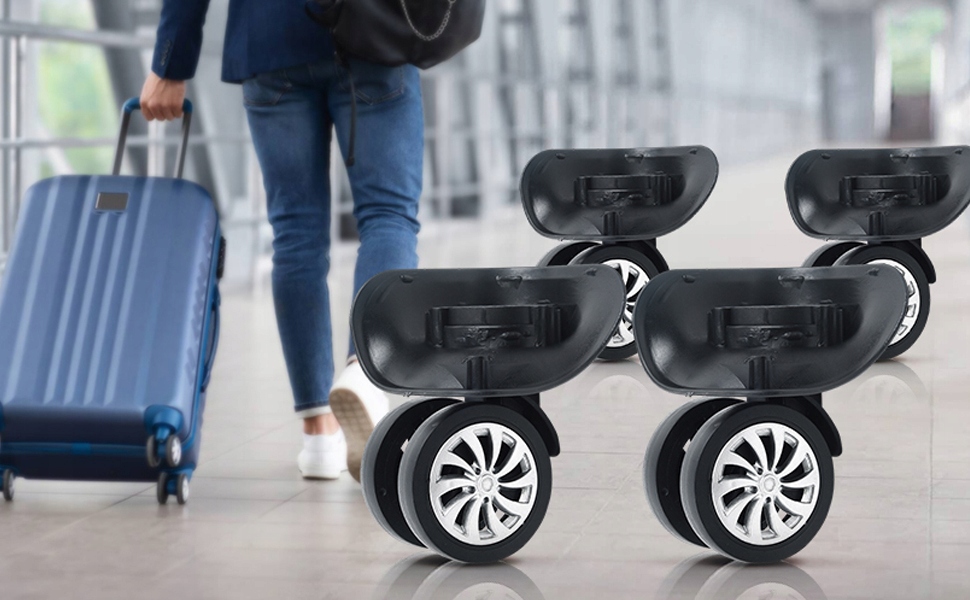 KOŁO KÓŁKA TWORZYWOWO GUMOWE WALIZKI TORBY 2 PARY Marka Bedee